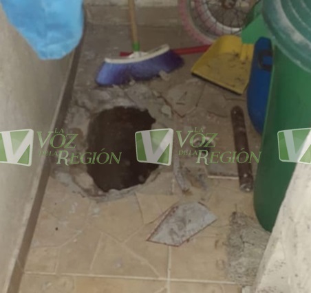 Ladrones abrieron un túnel para hurtar vivienda en barrio de Garzón 1