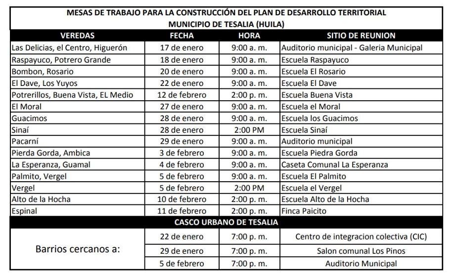 Inicia construcción del Plan de Desarrollo Municipal en Tesalia 3