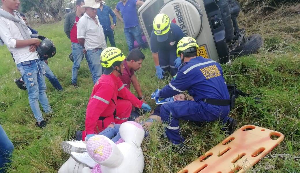 Accidente de tránsito se registró en la vía de Suaza a Acevedo 3