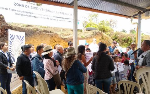 Acto de reconciliación de víctimas y victimarios en Palestina 2