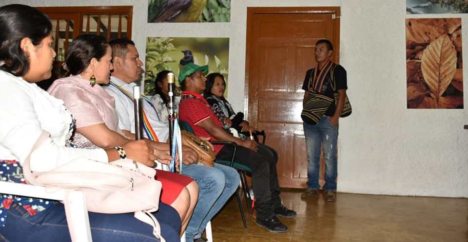 Encuentro de líderes indígenas surhuilenses a instancias de la CAM 1