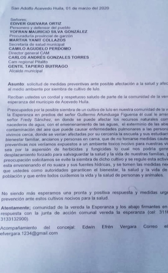 Denuncian alto riesgo de contaminación cerca de una escuela en Acevedo 2