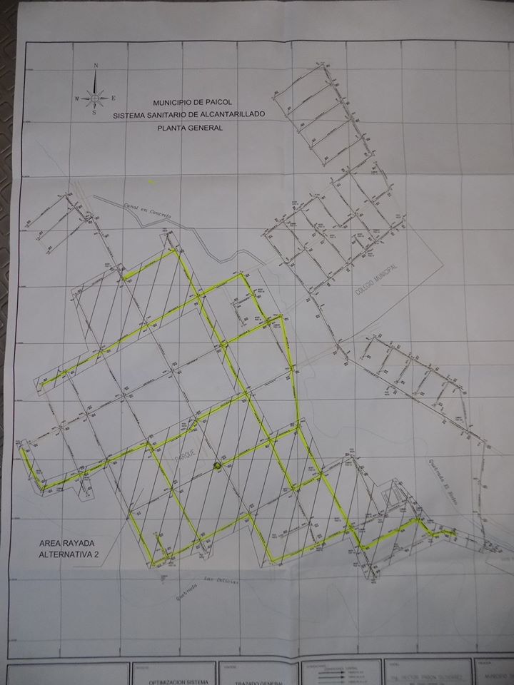 Avanza construcción del alcantarillado combinado en zona urbana de Paicol 2