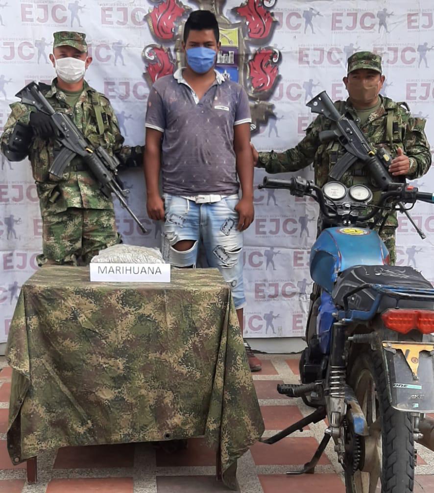 Hombre fue capturado en La Plata transportando marihuana 1