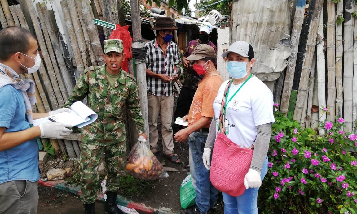 Ayudas alimentarias han llegado a 44 mil habitantes de Pitalito 2