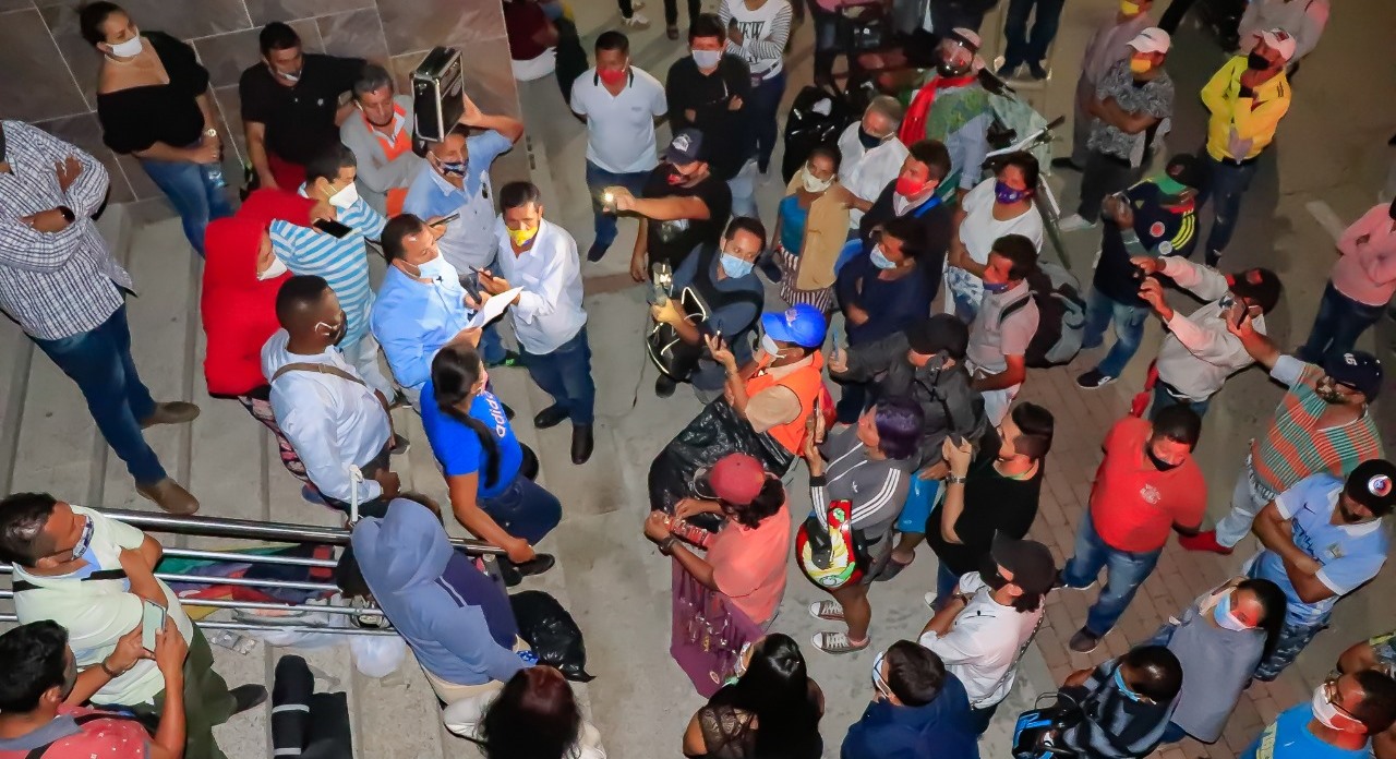 Vendedores ambulantes de Pitalito, levantaron protesta 2