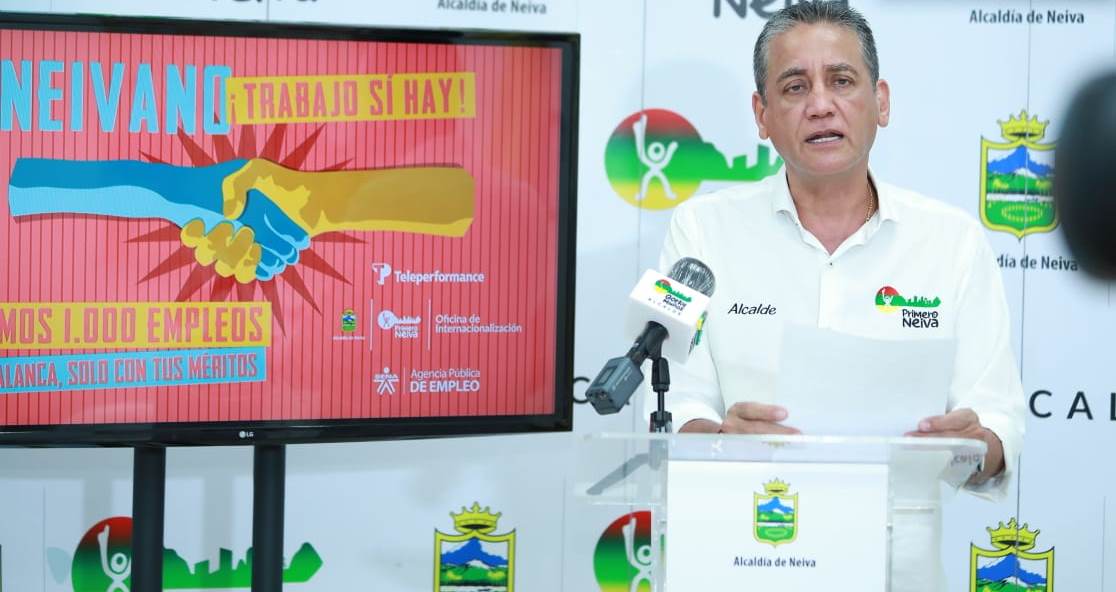 Alcalde de Neiva presentó oferta de mil empleos en la ciudad 1