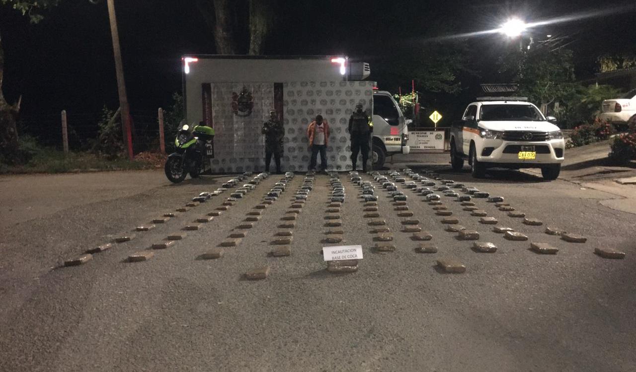 Millonaria incautación de estupefacientes en zona rural de Paicol 1