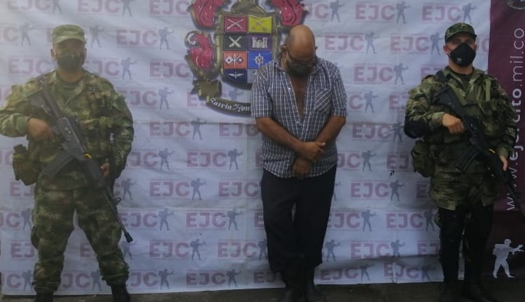Capturan presunto coordinador financiero de las disidencias de Farc 2
