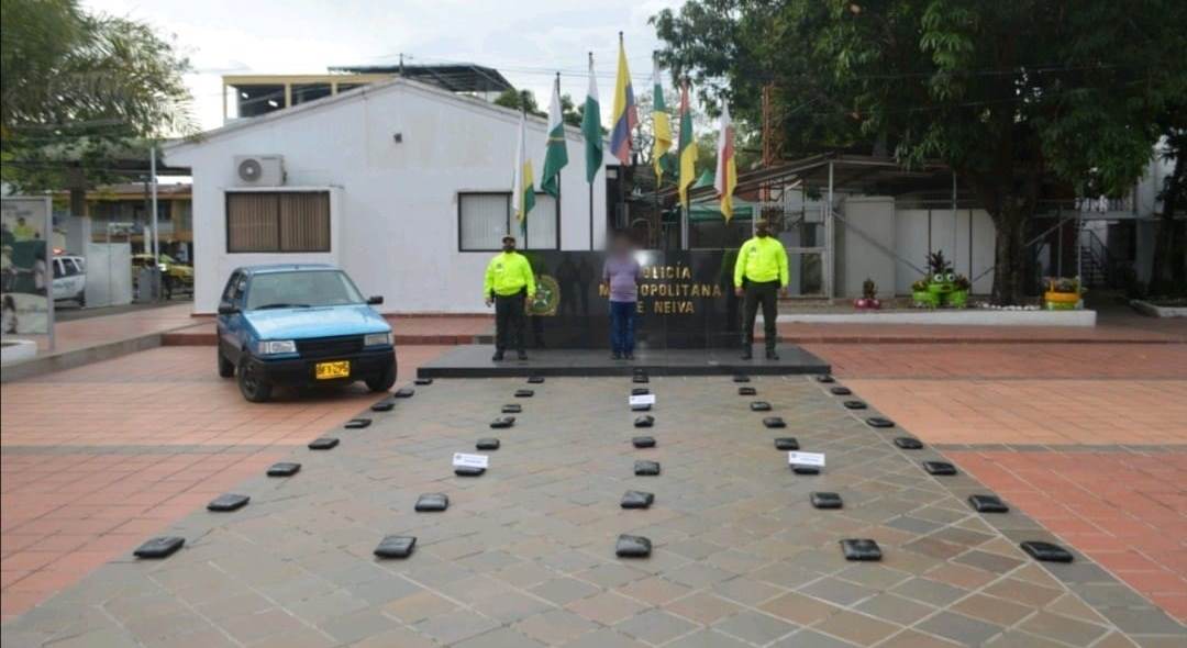 Policía incautó 20 kilogramos de marihuana tipo creepy en Neiva 1