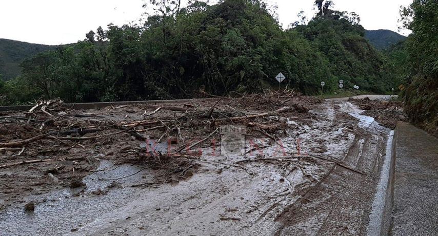 Deslizamientos y palizada generaron emergencia en la vía Suaza – Florencia 4