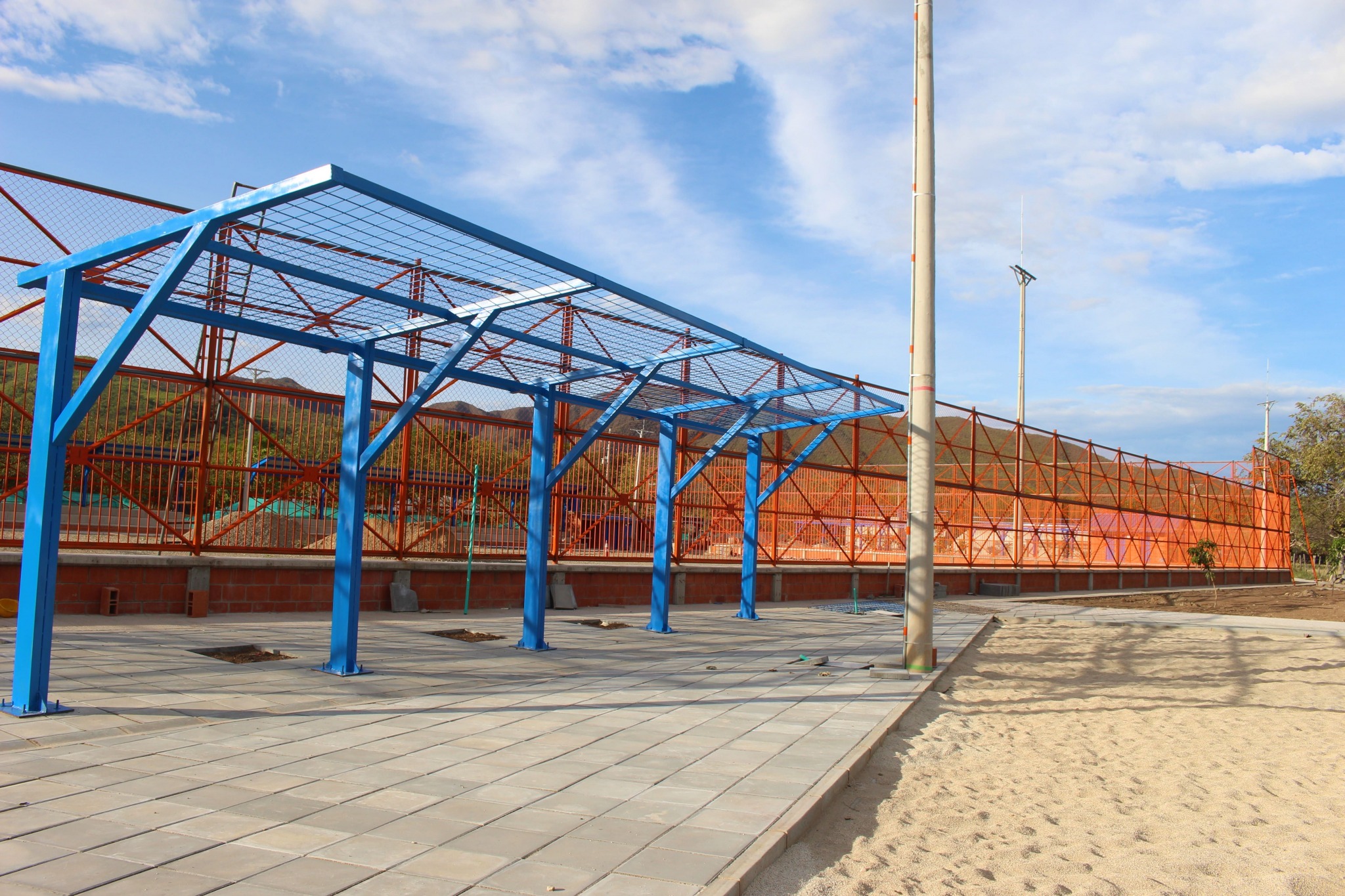En Palermo avanza la construcción del centro deportivo y cultural 1