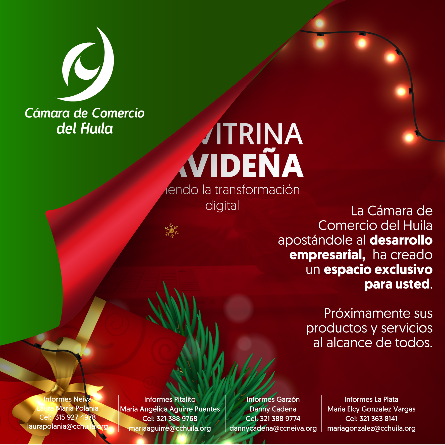 Vitrina navideña: Oportunidad comercial para empresarios huilenses 2