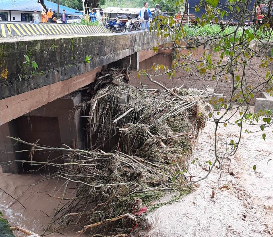 Suspendido totalmente el tránsito por el puente La Palma de Elías 1