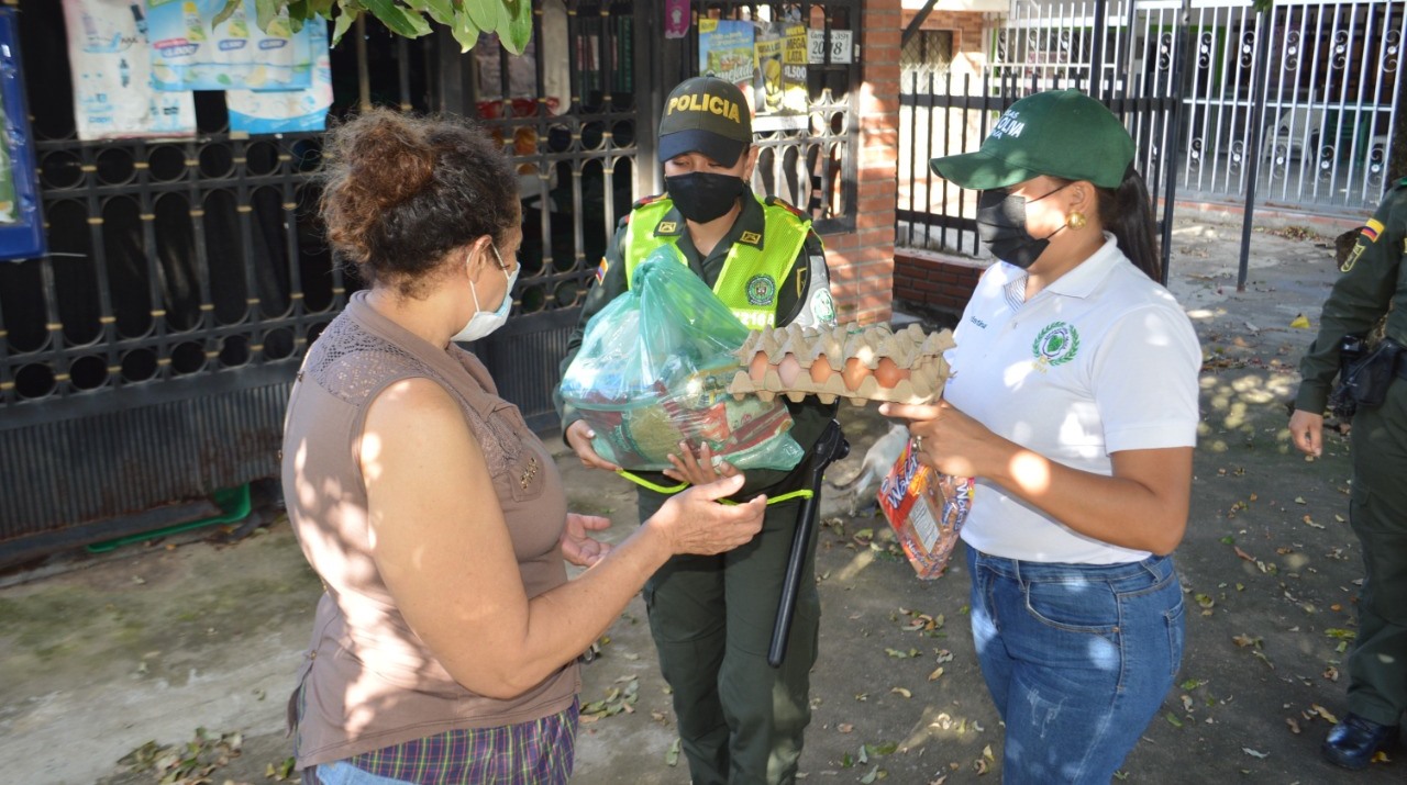 Campaña social de la Policía para familias en sector vulnerable de Neiva 1