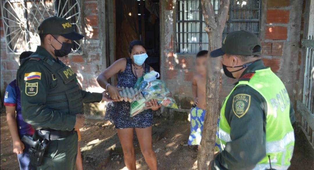 Campaña social de la Policía para familias en sector vulnerable de Neiva 3
