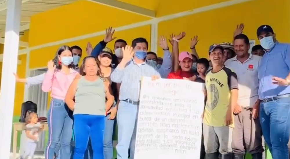 Concluyeron obras de restauración de una escuela rural el Colombia Huila 3