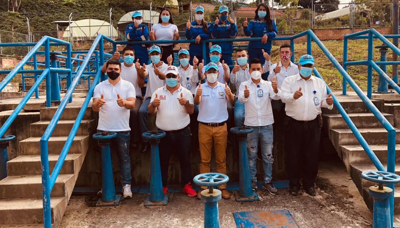 Oporapa logró 100% de cobertura y continuidad con su acueducto 4