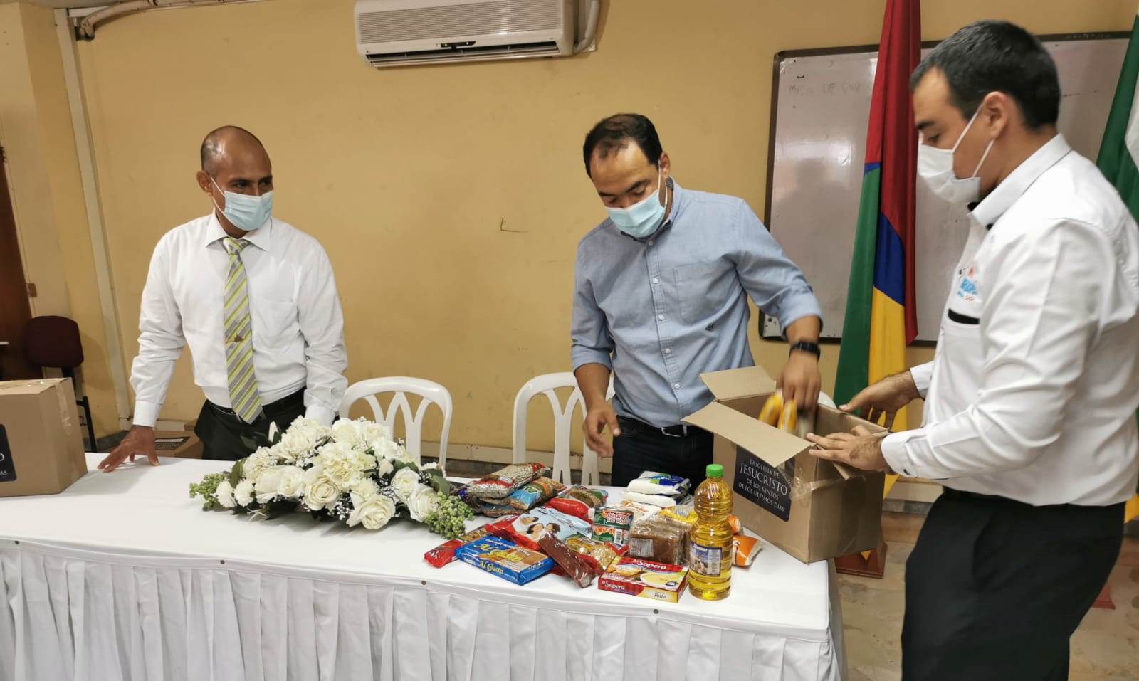 Iglesia cristiana donó mercados para varias familias de Yaguará 2