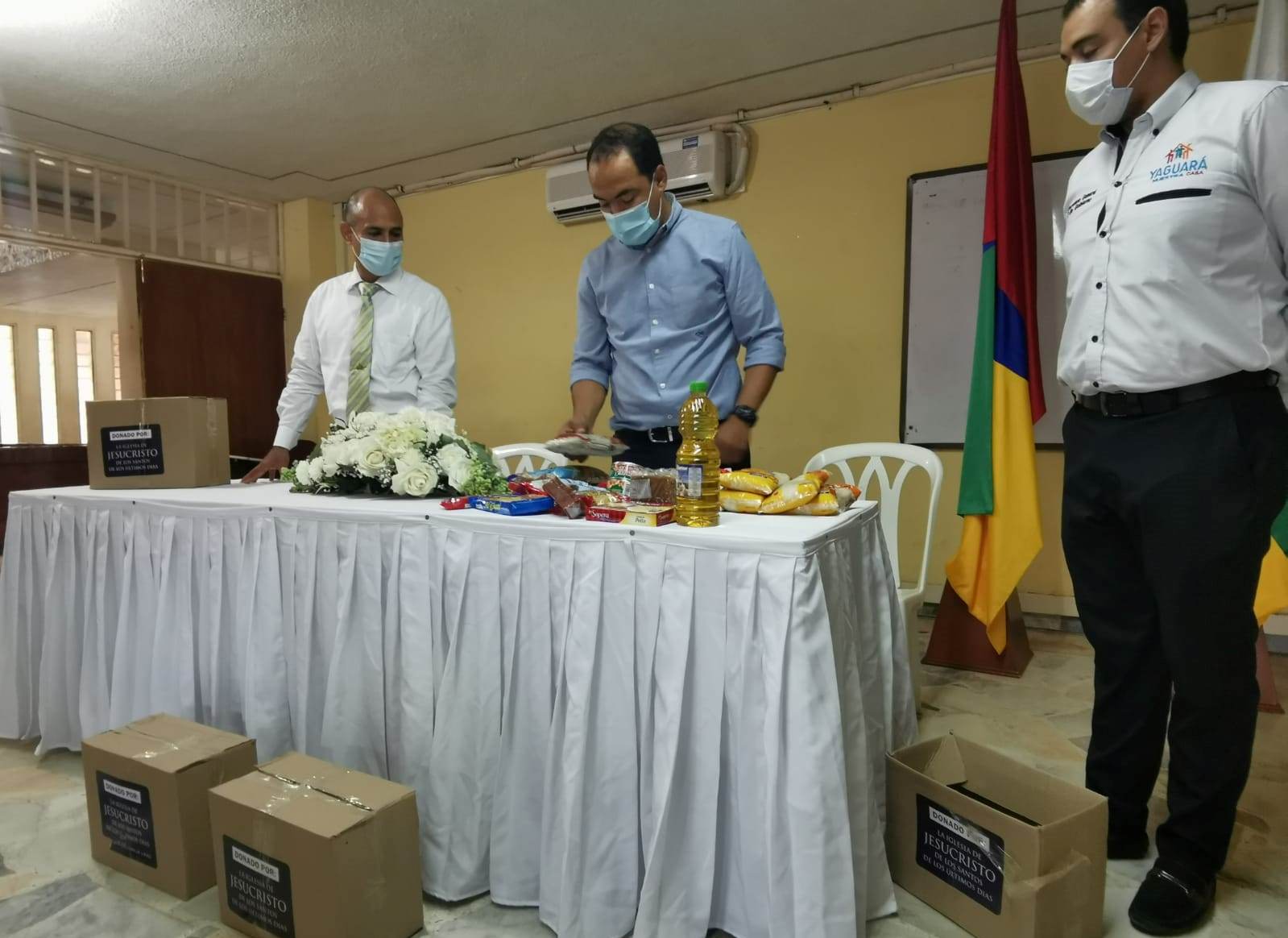 Iglesia cristiana donó mercados para varias familias de Yaguará 1