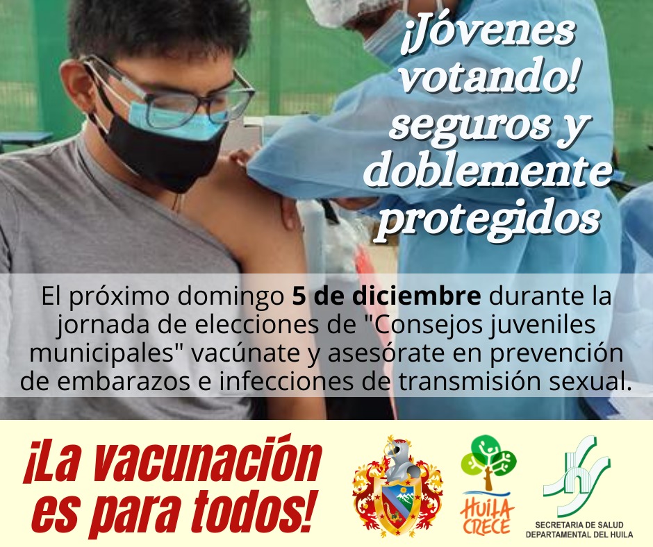 Mientras participan de proceso eleccionario, jóvenes podrán vacunarse 1