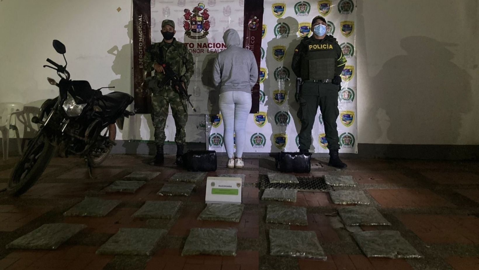 En el occidente del Huila fueron incautados 55 kilos de marihuana 2