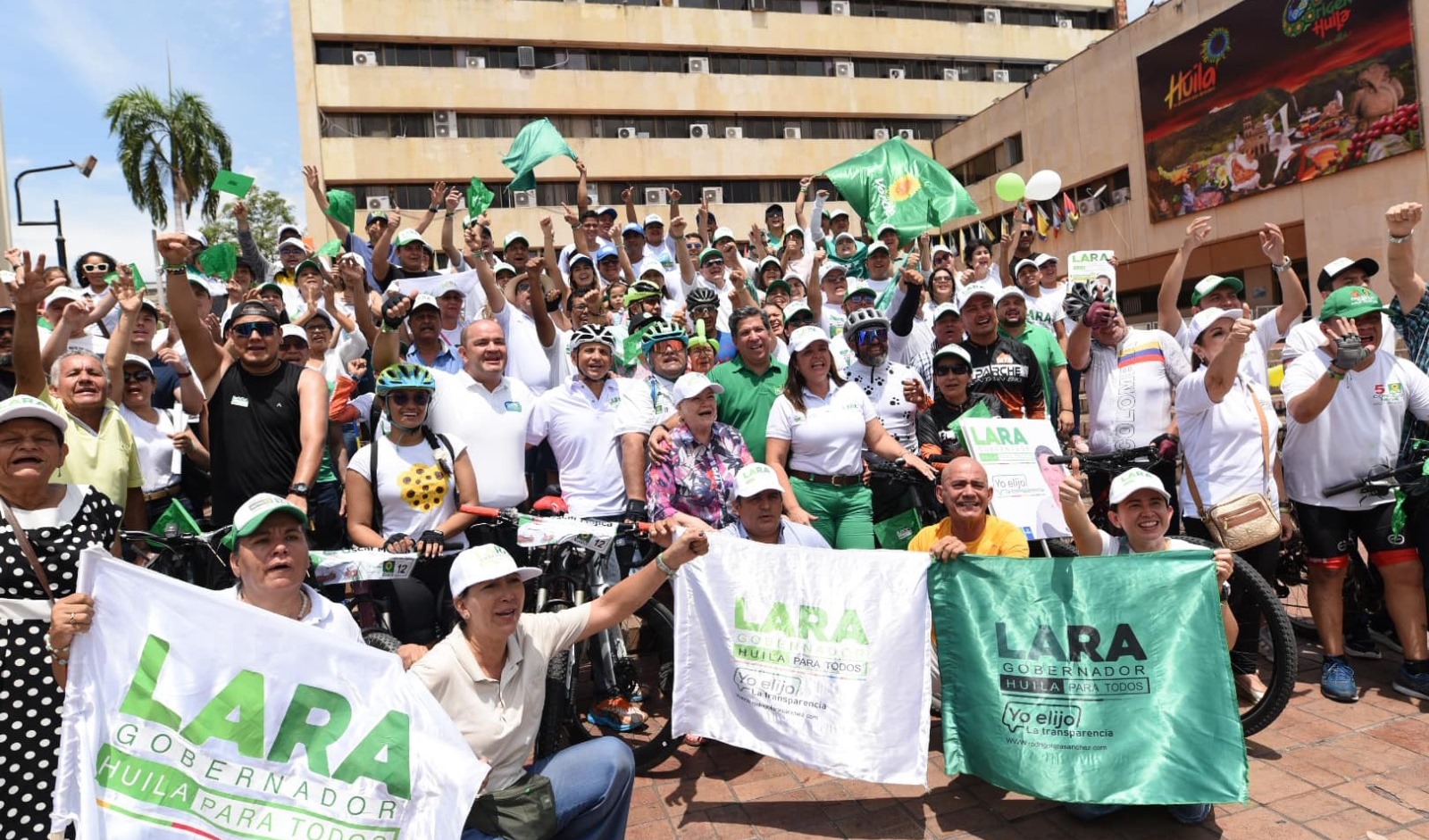 Rodrigo Lara Sánchez cerró su campaña en bicicleta: ¡gracias, Huila! 3