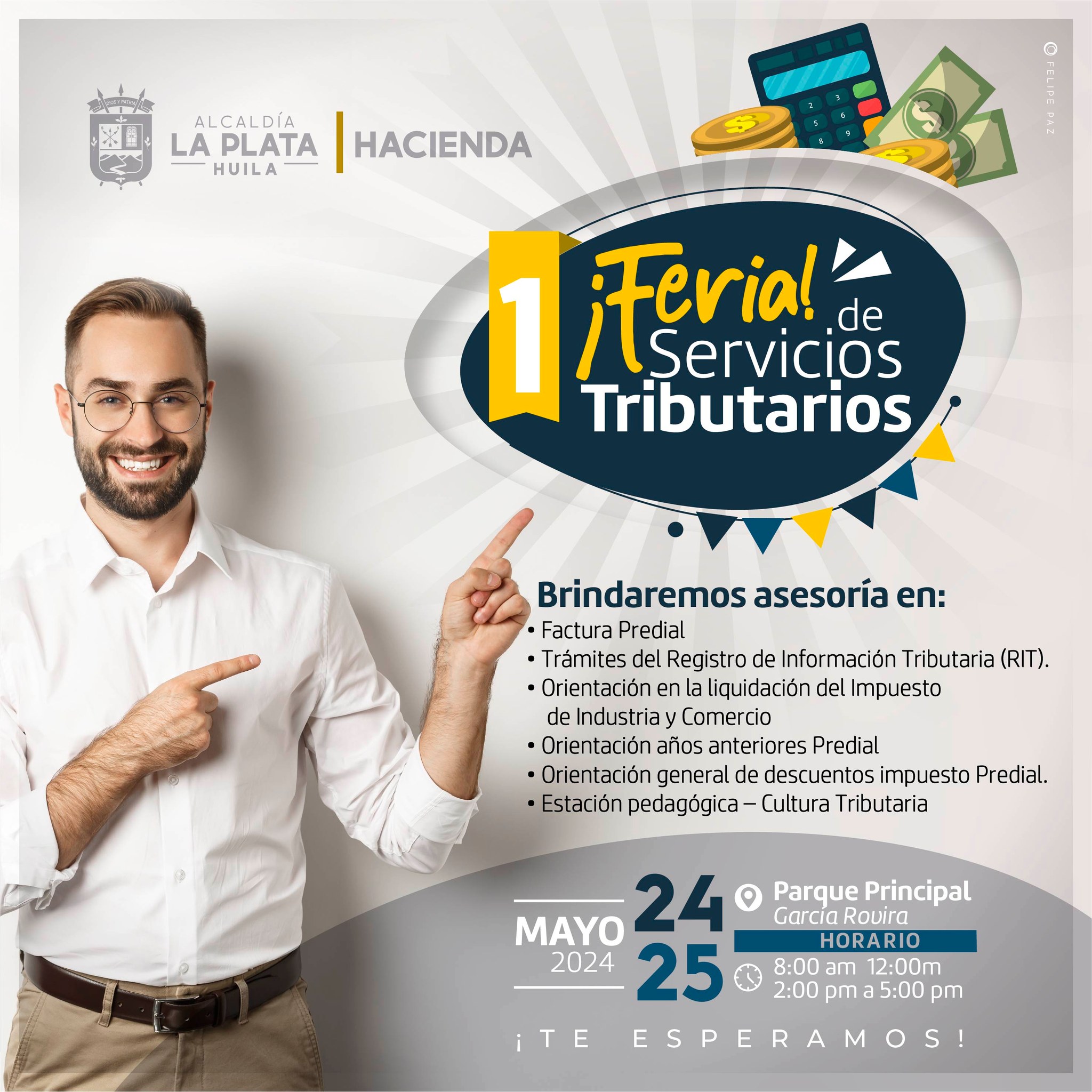 Programan fecha para realizar feria de servicios tributarios en La Plata 1
