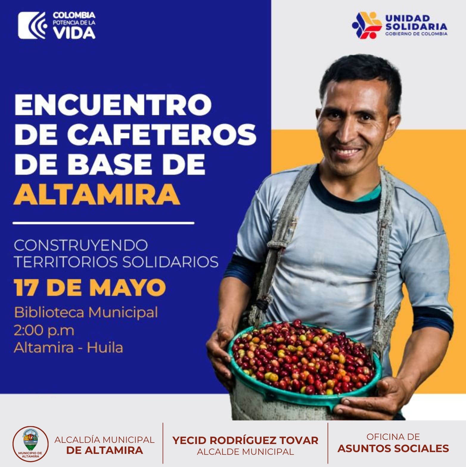 Encuentro Cafetero de Base Solidaria se cumple en Altamira 1