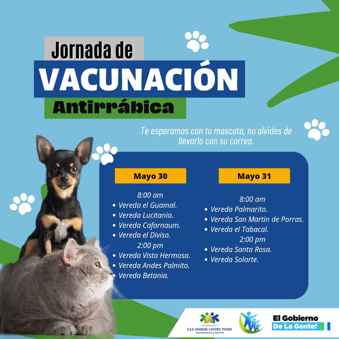 Programan jornada de vacunación antirrábica en Pitalito 1