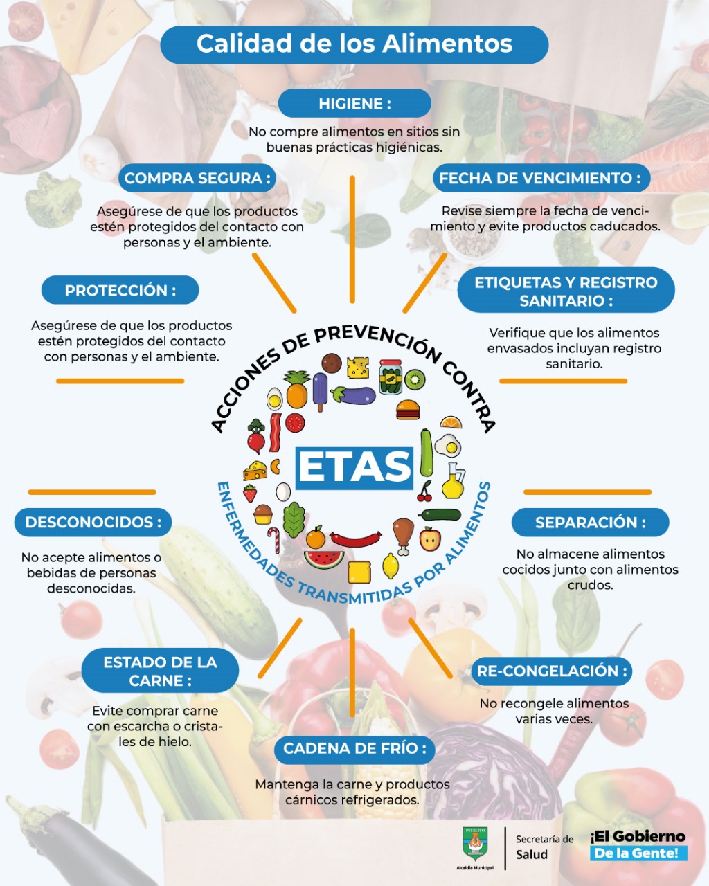 Campaña para el consumo seguro de alimentos y bebidas en Pitalito 1