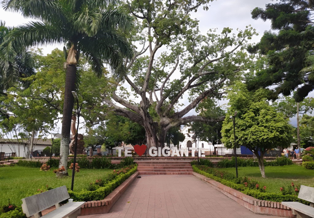 Inició proceso de transformación del parque principal de Gigante 1
