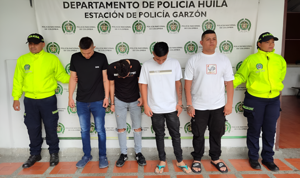 Desarticulan banda dedicada al hurto de motocicletas en Garzón