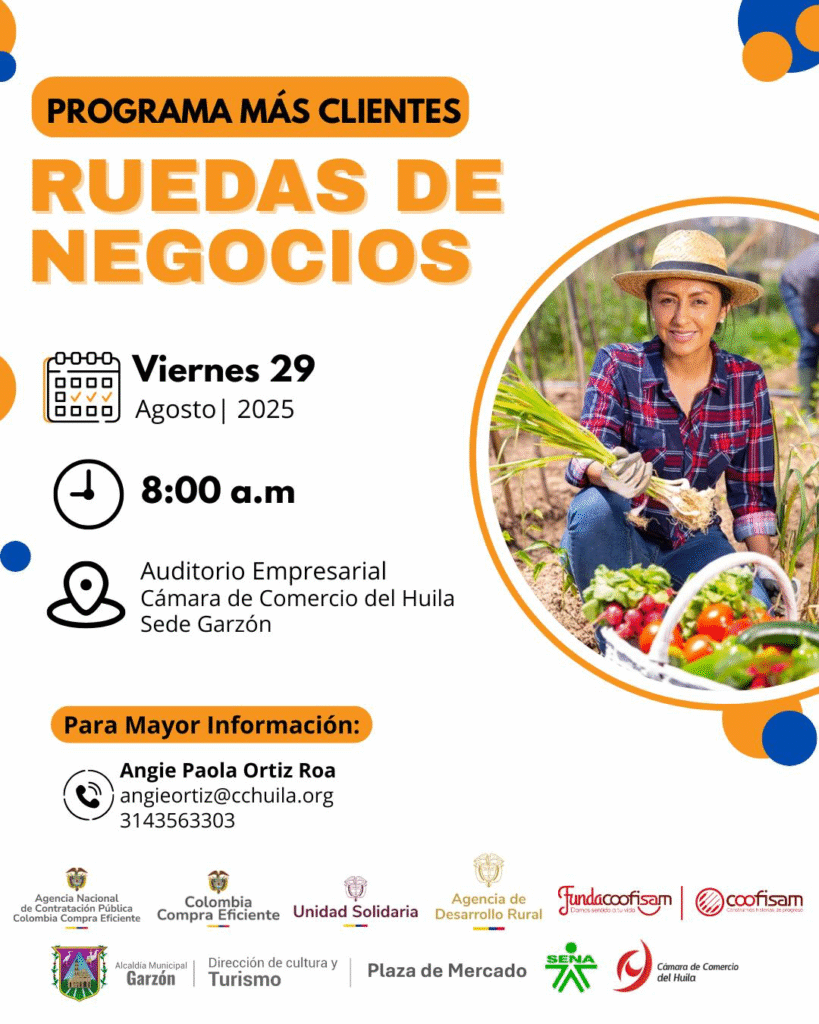 Rueda de negocios para emprendedores en el centro del Huila 1