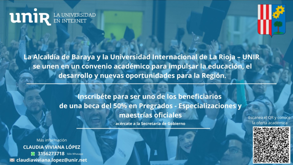 Jóvenes de Baraya podrán estudiar becados en universidad española 1