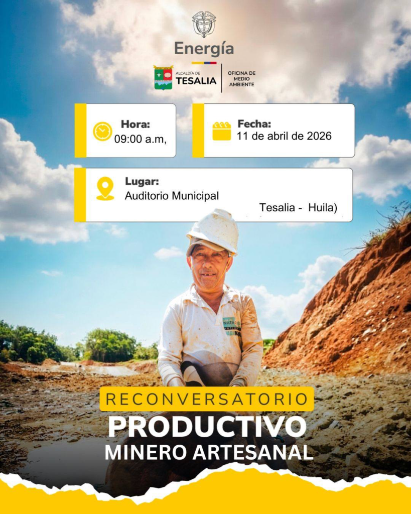 Inicia proceso para formalizar el sector minero en Tesalia 1