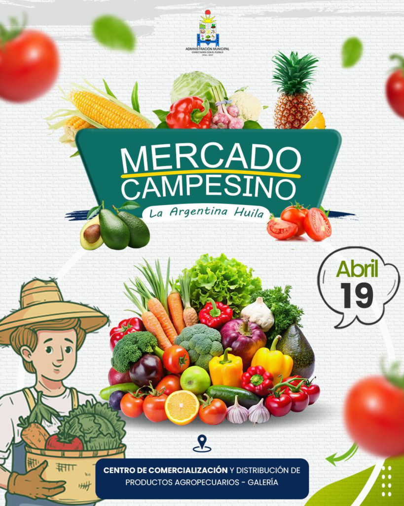 Primer Mercado Campesino 2026 en el municipio de La Argentina 1