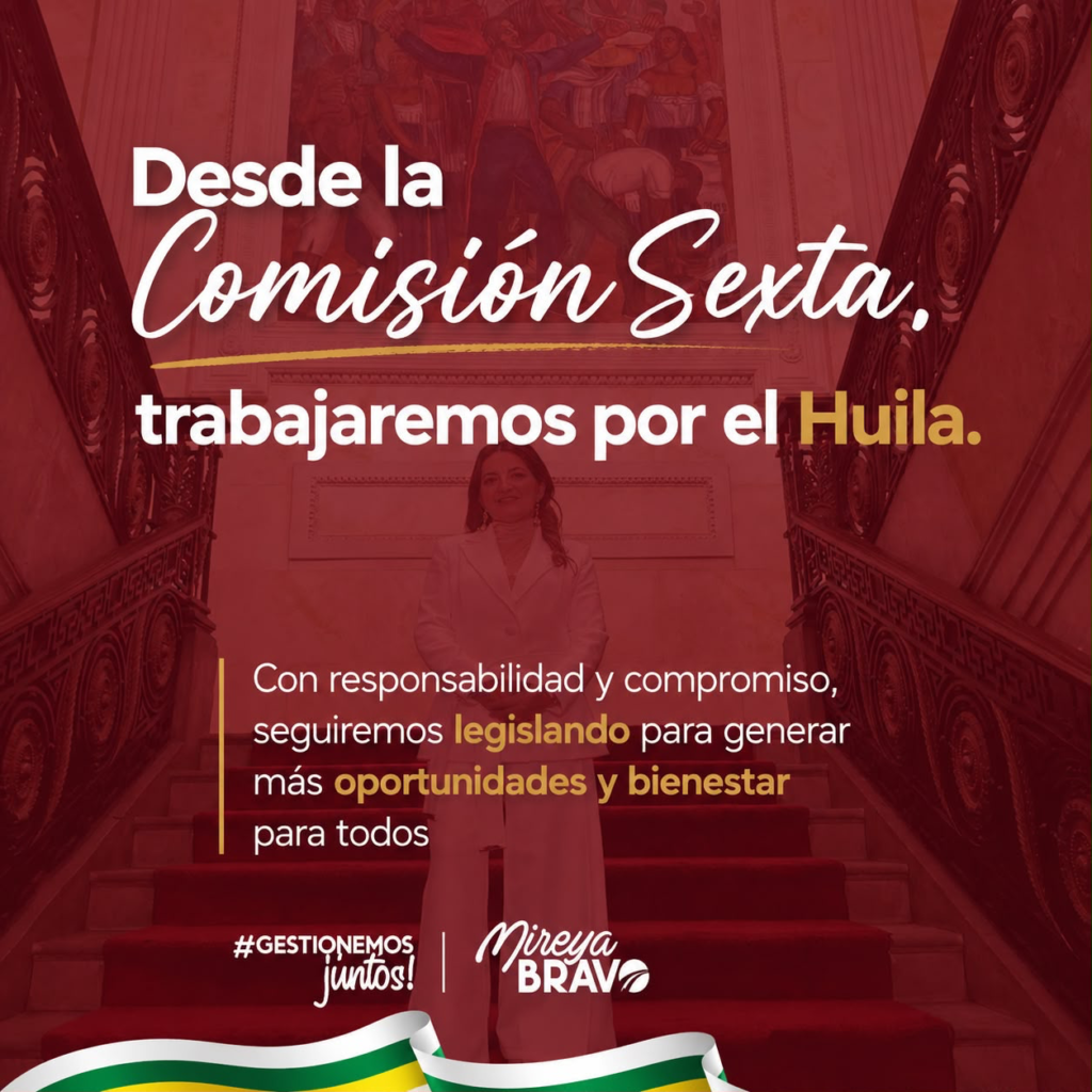 Mireya Bravo formará parte de la Comisión Sexta de la Cámara de Representantes 4