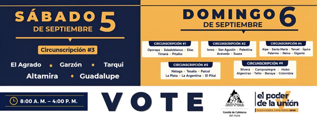 Definido censo electoral para las elecciones cafeteras en el Huila 1