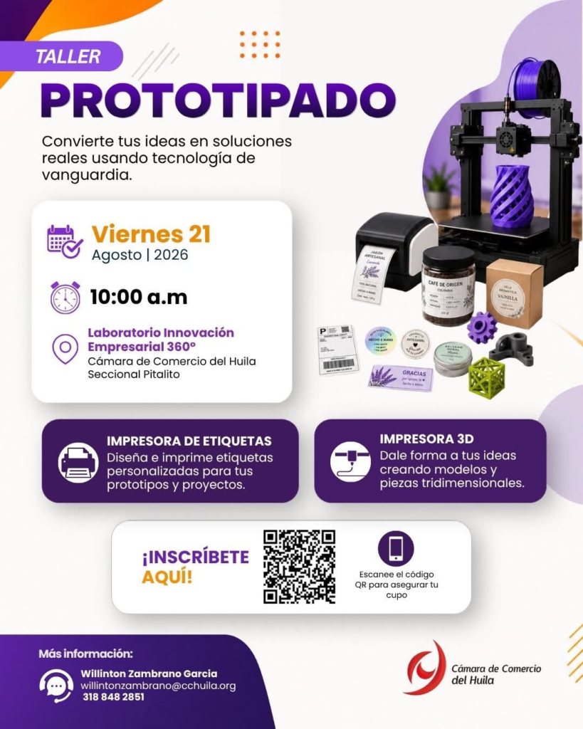Taller de prototipado para empresarios y comerciantes en Pitalito 1