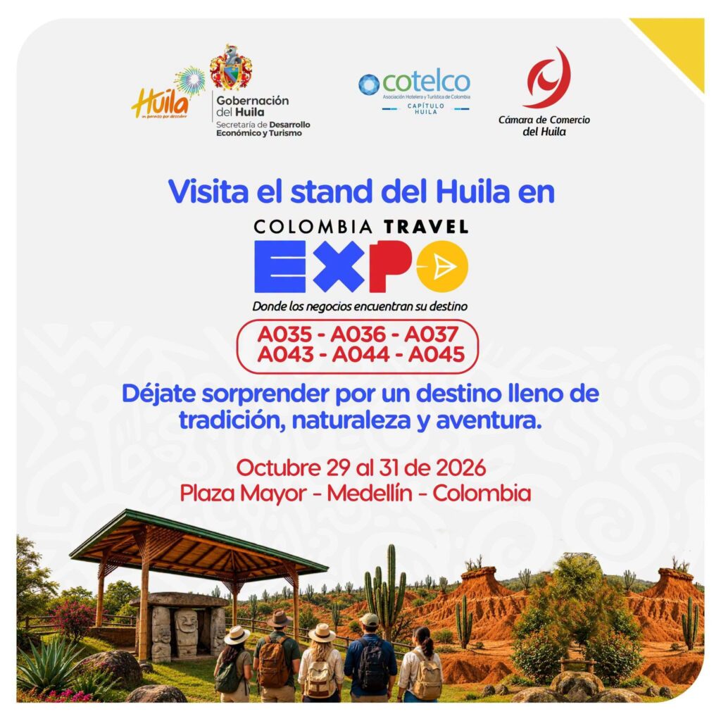 Delegación del Huila participa en Colombia Travel Expo 2026 1